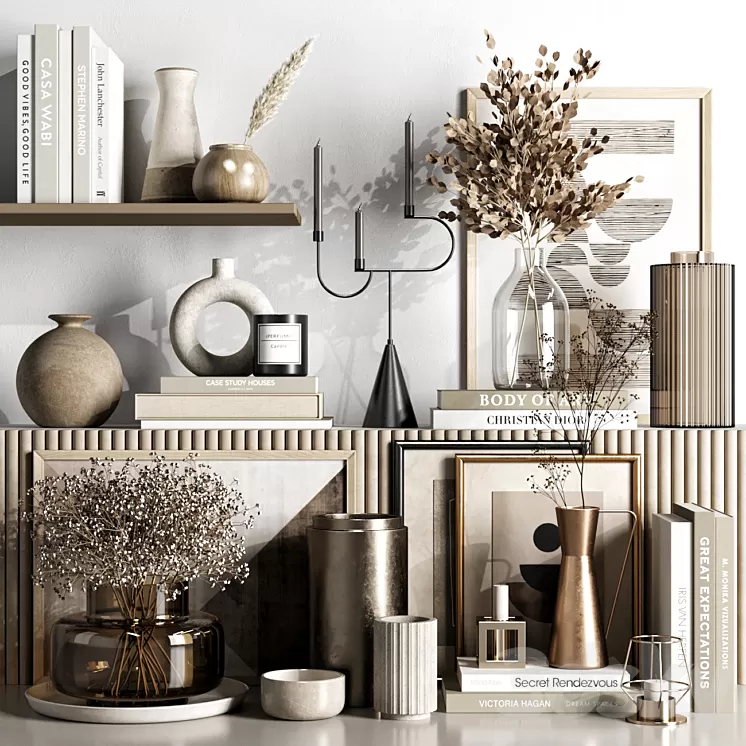 Decorative set 82 3D Model Free Download Decorative set 82 3D Model Free Download