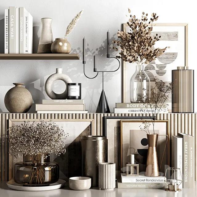 Decorative set 82 3DModel