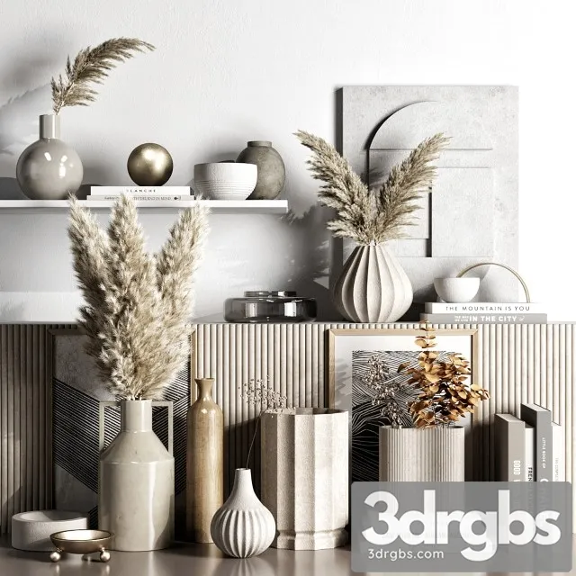 Decorative Set 89 3D Model Download Decorative Set 89 3D Model Download