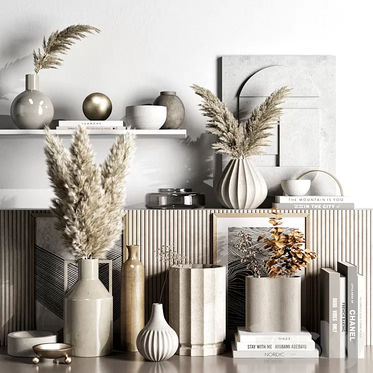 Decorative set 89 3D Model Free Download Decorative set 89 3D Model Free Download