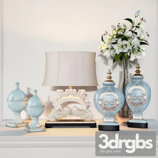 Decorative Set 9 3D Model Download Decorative Set 9 3D Model Download