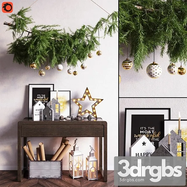 Decorative set 9 3D Model Download Decorative set 9 3D Model Download