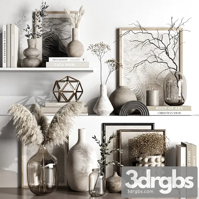 Decorative set 92 3D Model Download Decorative set 92 3D Model Download