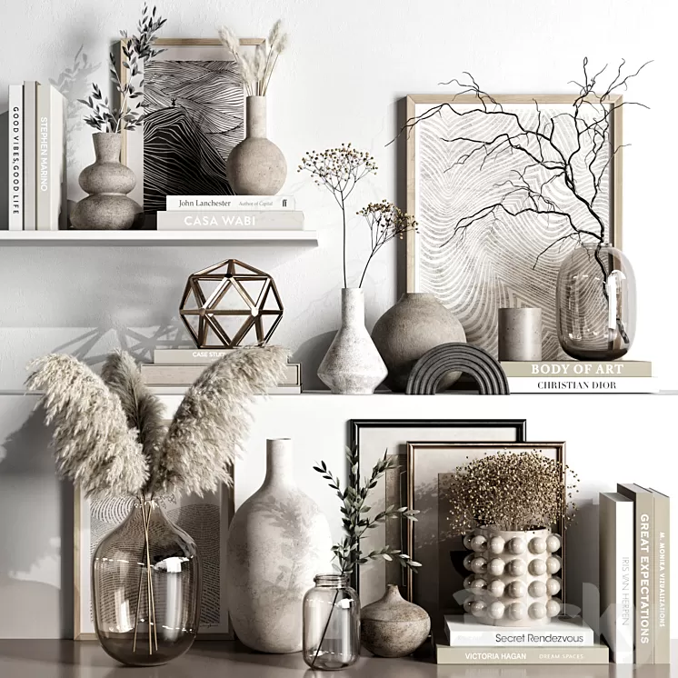 Decorative set 92 3D Model Free Download Decorative set 92 3D Model Free Download