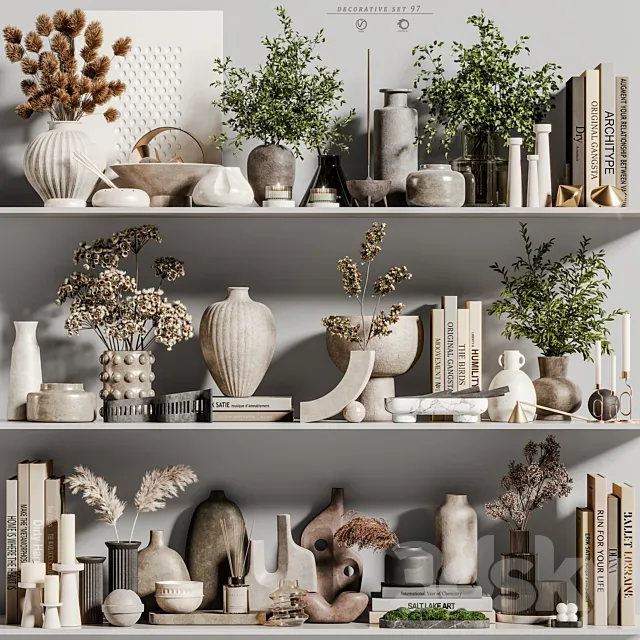 decorative set 97 3D Model