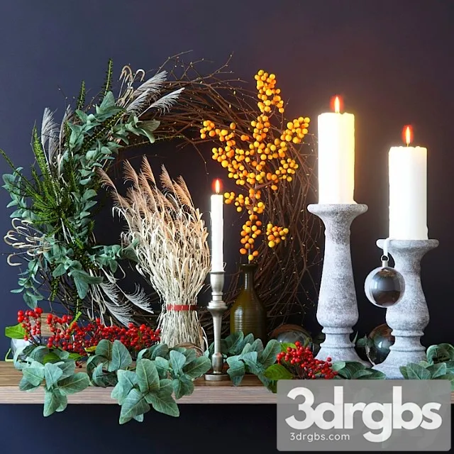 Decorative set 9_1 3D Model Download Decorative set 9_1 3D Model Download