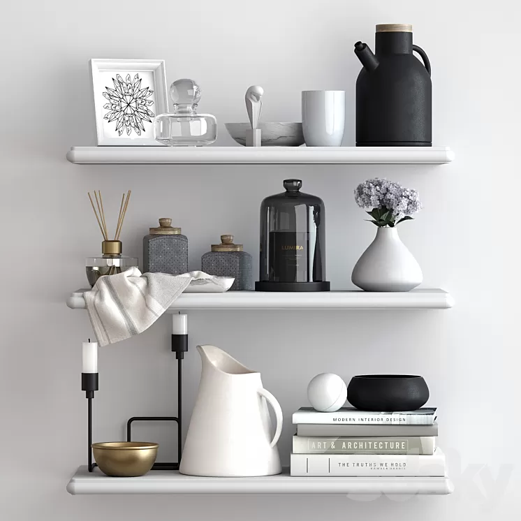 Decorative set _011 3D Model