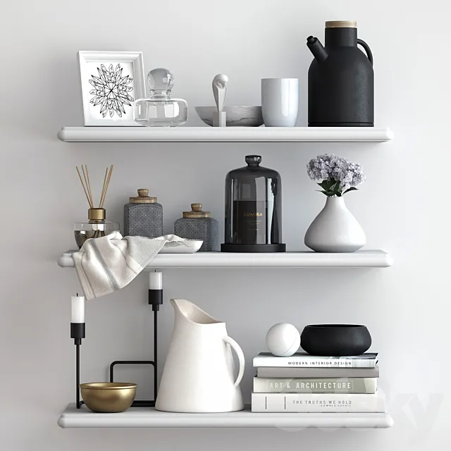 Decorative set _011 3DModel