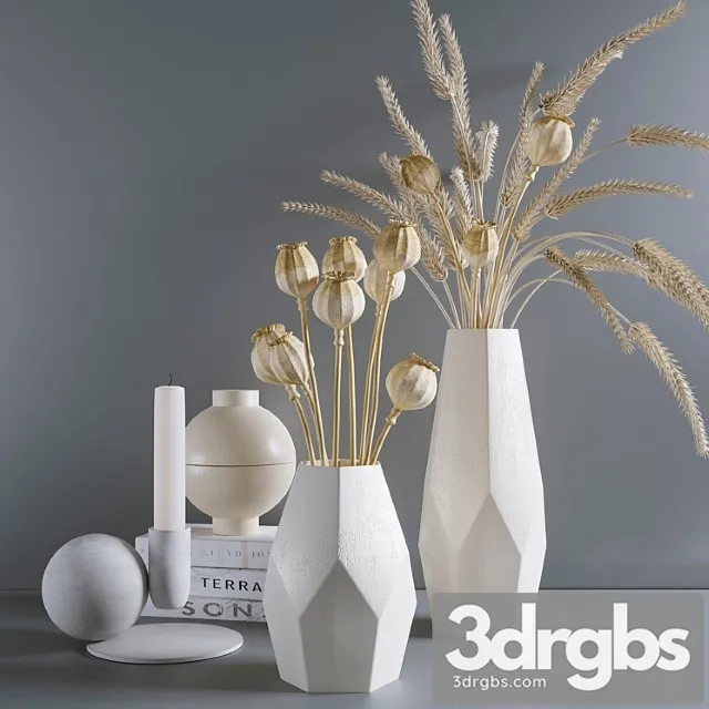 Decorative set _123 3D Model Download