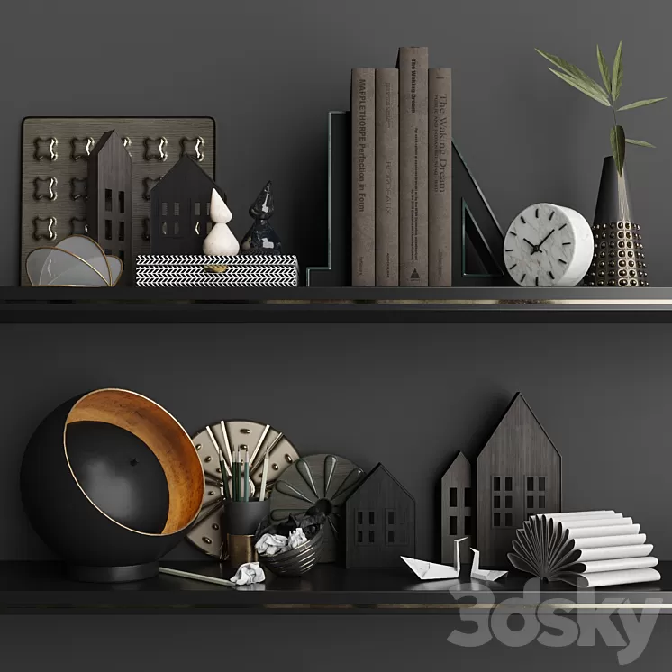 Decorative set A1 3D Model Decorative set A1 3D Model