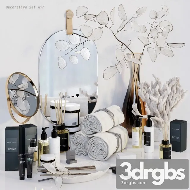 Decorative Set Air 3D Model Download Decorative Set Air 3D Model Download