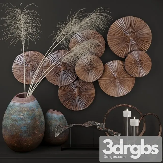 Decorative set Apollo decor and uttermost accessories 3D Model Download Decorative set Apollo decor and uttermost accessories 3D Model Download