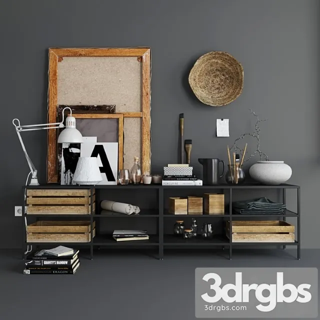 Decorative set Art-decoration-set-001 3D Model Download Decorative set Art-decoration-set-001 3D Model Download