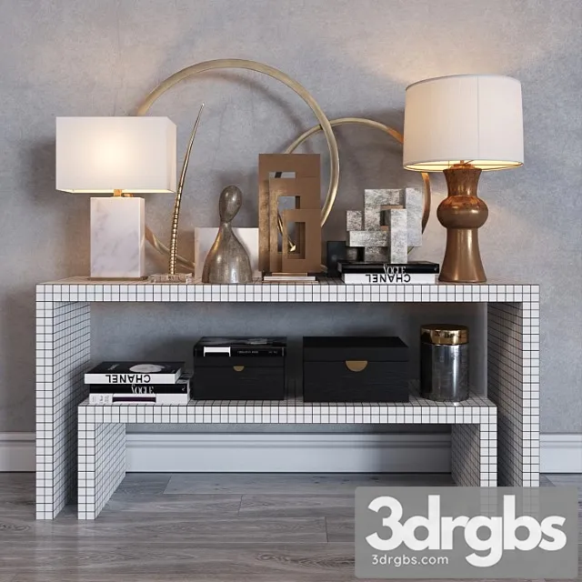 Decorative set Arteriors decor set 3D Model Download Decorative set Arteriors decor set 3D Model Download