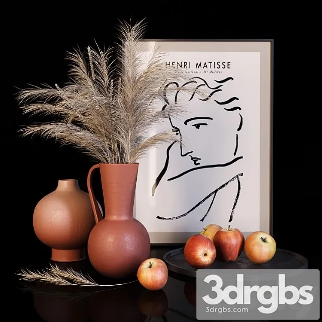 Decorative set Autumn decor set 01 3D Model Download Decorative set Autumn decor set 01 3D Model Download