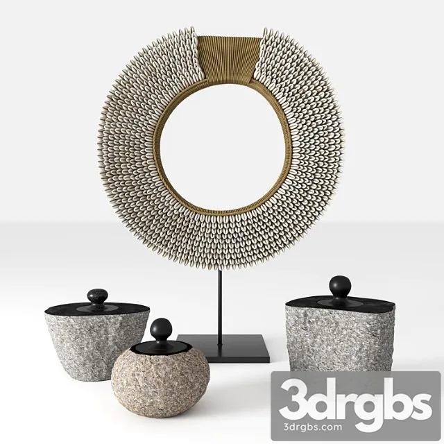 Decorative set Bali home decorative set 3D Model Download Decorative set Bali home decorative set 3D Model Download