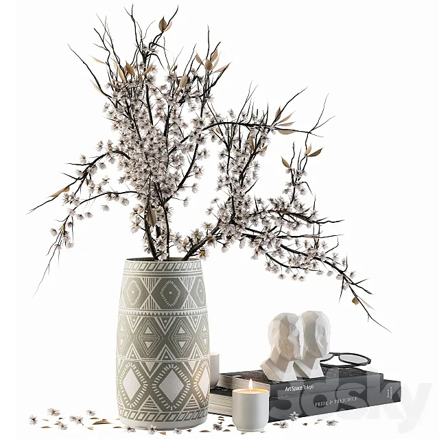 Decorative Set Bouquet – Set 42 3DModel