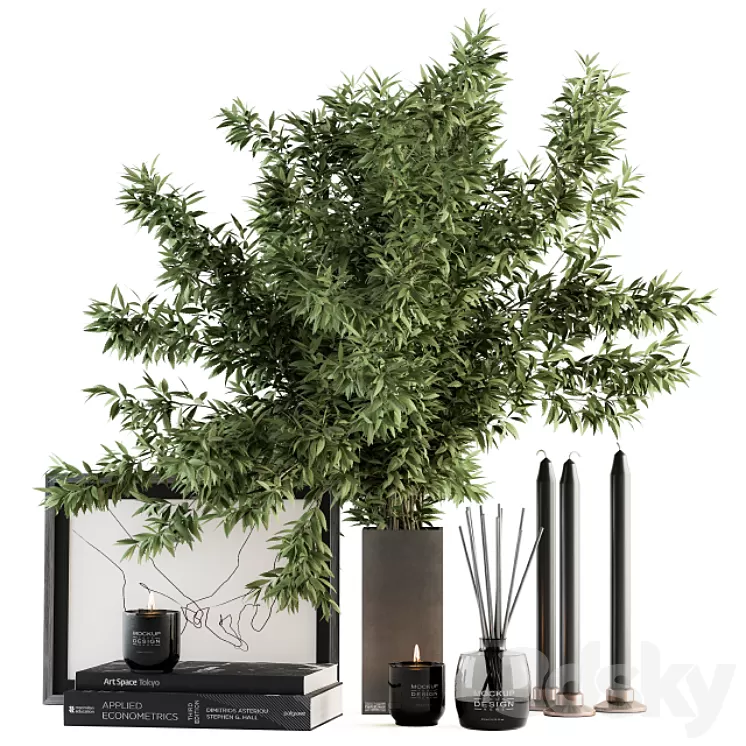 Decorative Set Bouquet – Set 51 3D Model