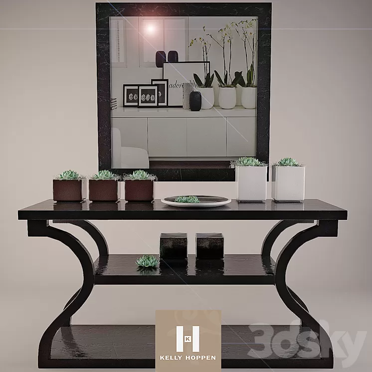 Decorative set by Kelly Hoppen 3D Model