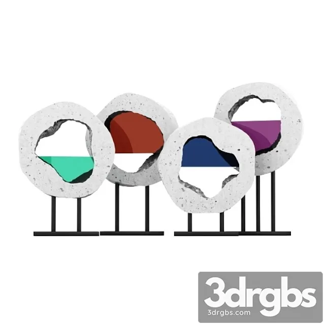 Decorative set Concrete decor set 3D Model Download Decorative set Concrete decor set 3D Model Download