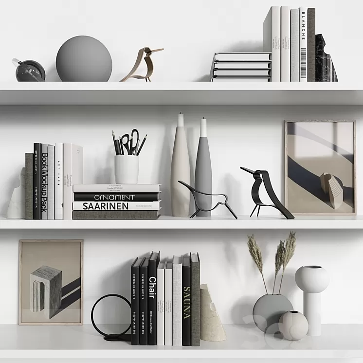 Decorative Set Cooee 3D Model