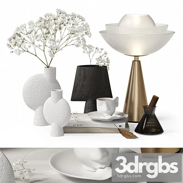 Decorative Set Cup Kiss 3D Model Download Decorative Set Cup Kiss 3D Model Download