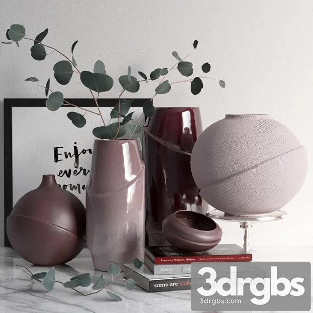 Decorative set Dancing dune set 3D Model Download