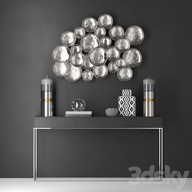 Decorative set Dantone Home 3D Model