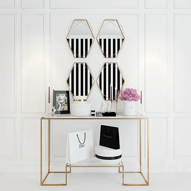 Decorative Set Decor PRISMA 3DModel