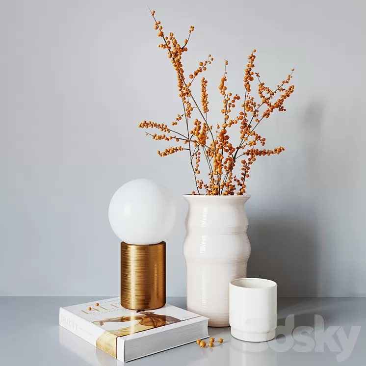 Decorative set | Decorative composition 3D Model