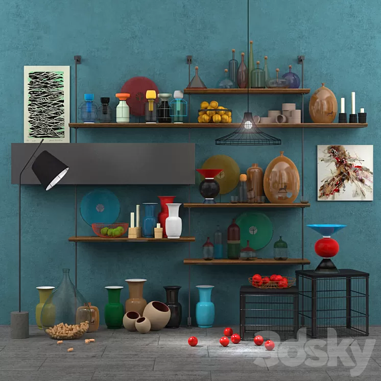 Decorative set \/ decorative set 3D Model Decorative set \/ decorative set 3D Model