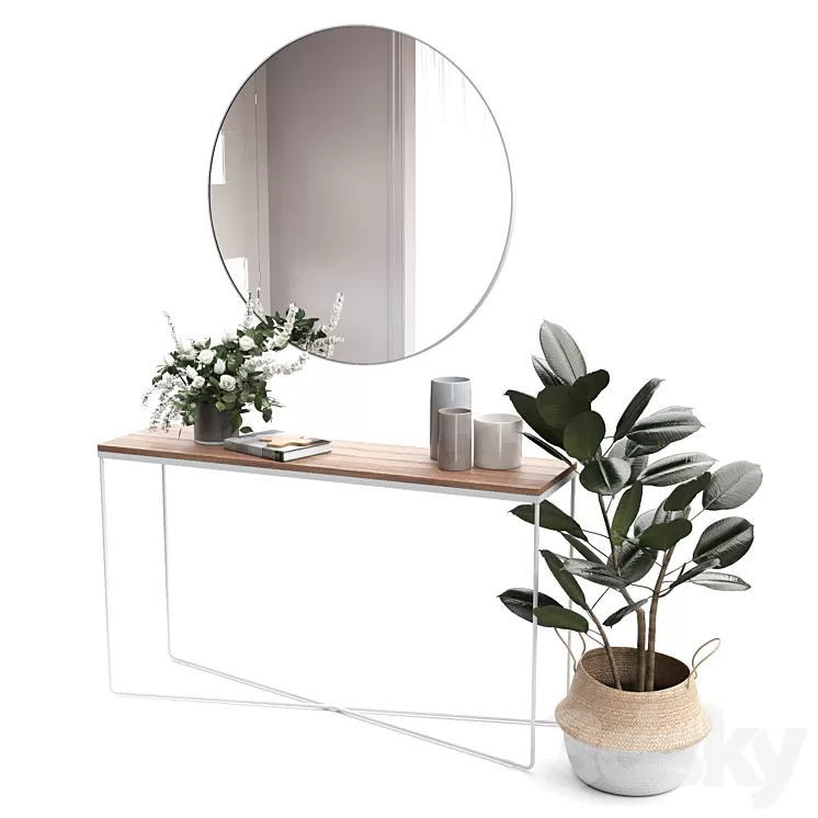 Decorative set Design Twins Set 01 3D Model