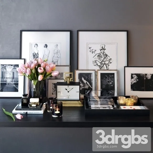 Decorative Set Diekorativnyi Nabor 3D Model Download Decorative Set Diekorativnyi Nabor 3D Model Download