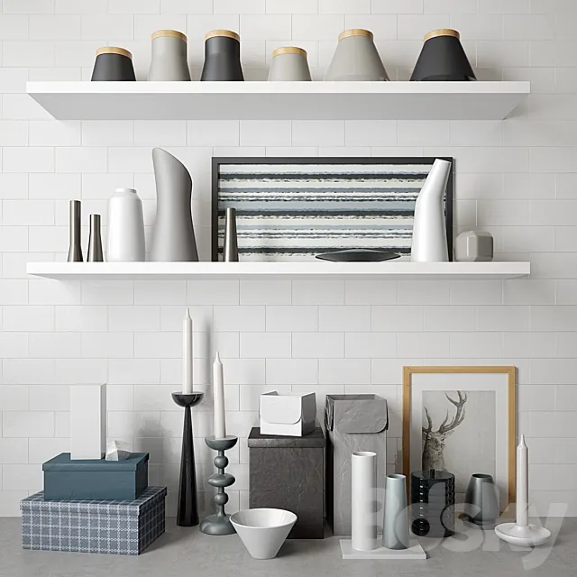 Decorative set DVS 3D Model