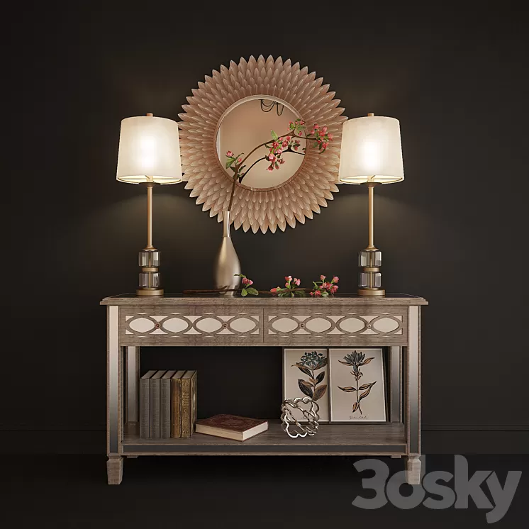 Decorative set №4 3D Model