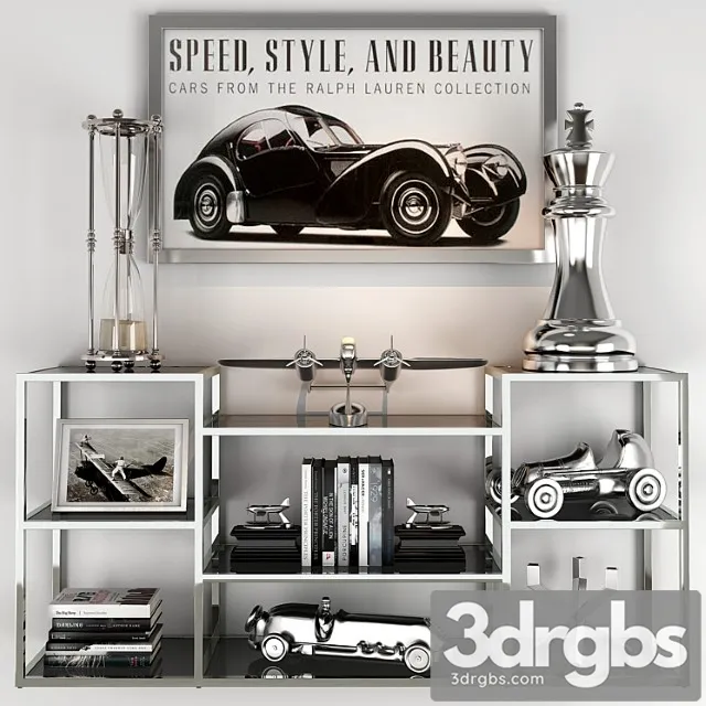 Decorative set Eichholtz accessories collection set 2 3D Model Download Decorative set Eichholtz accessories collection set 2 3D Model Download