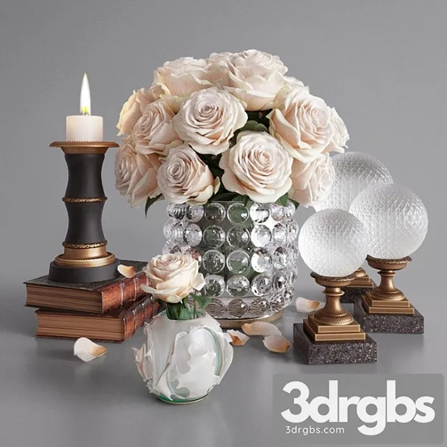 Decorative set Eichholtz decor set_3 3D Model Download Decorative set Eichholtz decor set_3 3D Model Download