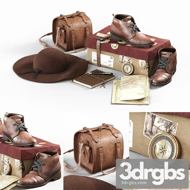 Decorative set Explorer set 3D Model Download Decorative set Explorer set 3D Model Download