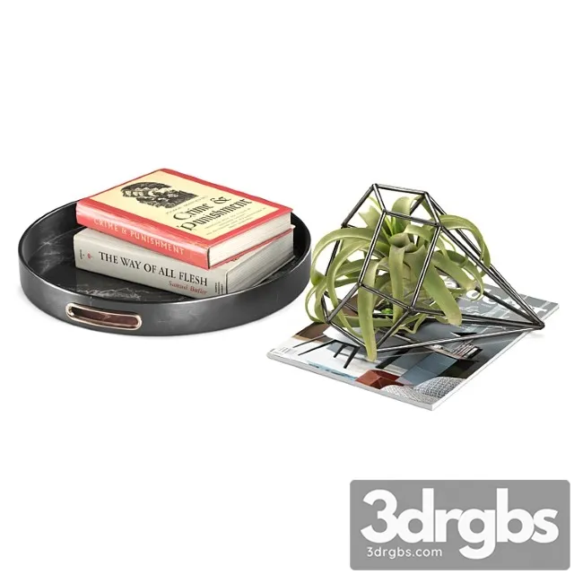 Decorative set Faux tillandsia large decor set 3D Model Download Decorative set Faux tillandsia large decor set 3D Model Download