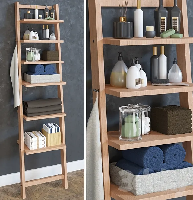 Decorative set for bathroom 2 3DModel