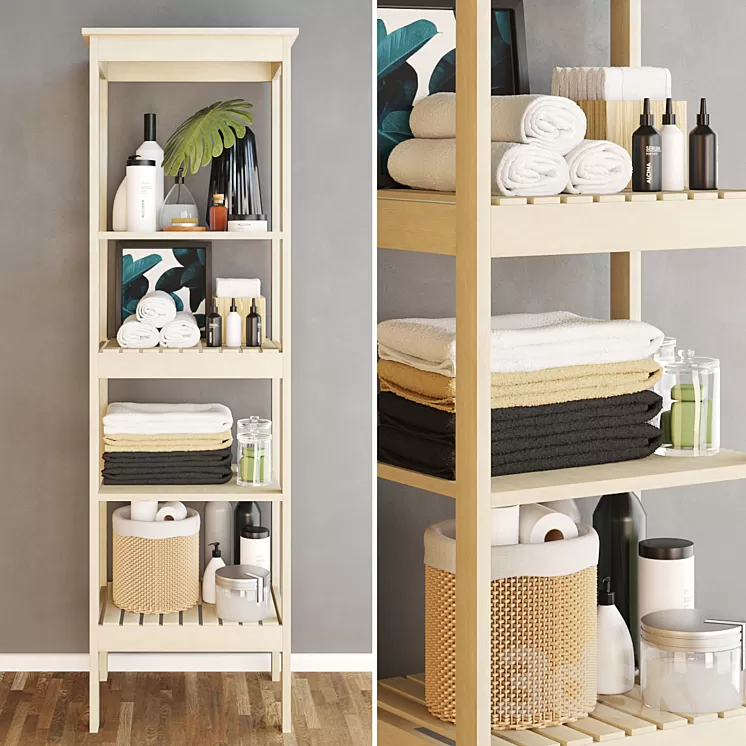 Decorative set for bathroom 5 3D Model