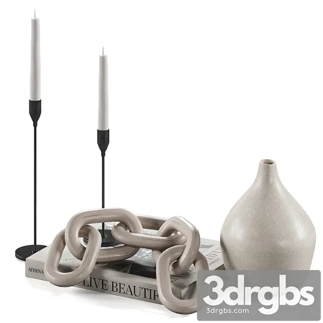 Decorative Set for Coffee Table 23 3 3D Model Download Decorative Set for Coffee Table 23 3 3D Model Download