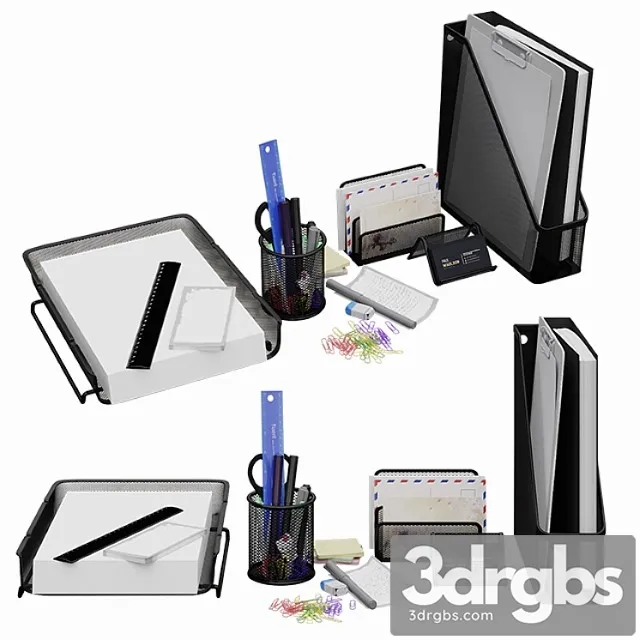 Decorative set for desktop_1 3D Model Download Decorative set for desktop_1 3D Model Download