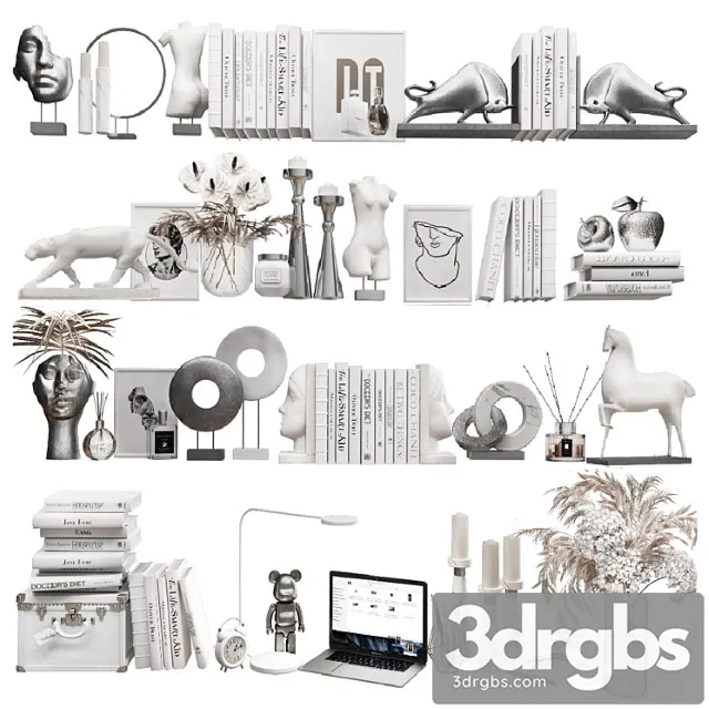 Decorative set for filling 10 shelves Decorative set for filling 10 shelves