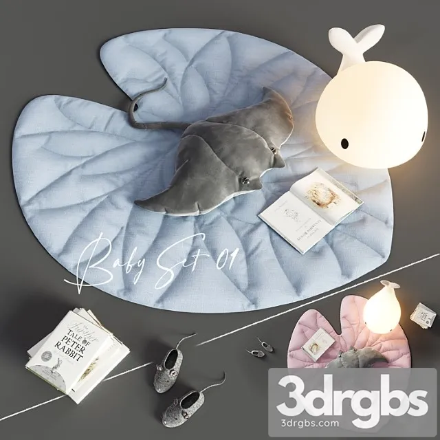 Decorative Set For Nursery 1 3D Model Download