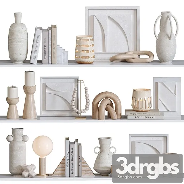 Decorative set for shelves Decorative set for shelves
