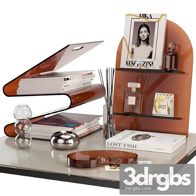 Decorative Set For The Desktop 3D Model Download Decorative Set For The Desktop 3D Model Download