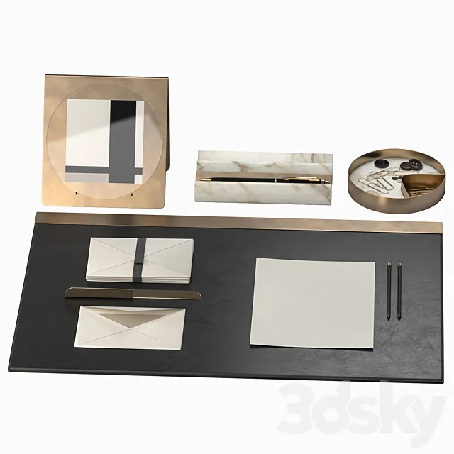 Decorative set for the desktop 3DModel