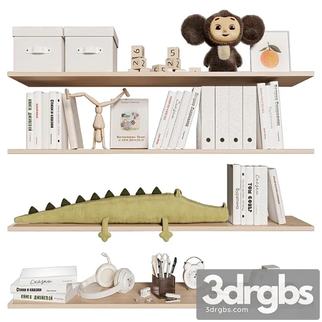 Decorative Set For The Nursery 9 3D Model Download