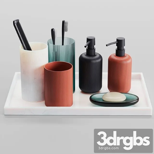 Decorative set for wc, bathroom nsv Decorative set for wc, bathroom nsv